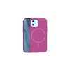 Apple iPhone 14, Szilikon tok, Thin Magsafe, fukszia