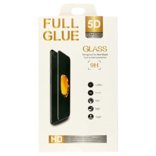 Apple iPhone 15 Pro Max, Kijelzővédő fólia, (ütésálló) Full Glue 5D, fekete mobiltelefon kellék