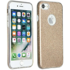  Apple iPhone 15, Szilikon tok, csillogó, Forcell Shining, arany tok és táska