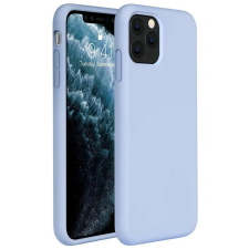  Apple iPhone 15, Szilikon tok, Wooze Liquid Silica Gel, lila tok és táska