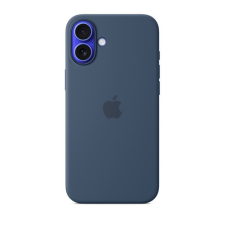 Apple iPhone 16 Plus MagSafe gyári szilikon tok, denim tok és táska