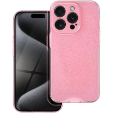 Apple iPhone 16 Plus, Szilikon tok, 2 mm vastag, csillogó hátlap, rózsaszín tok és táska