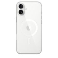 Apple iPhone 16 Plus Szilikon Tok - Átlátszó - MagSafe tok és táska