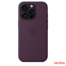 Apple iPhone 16 Pro MagSafe rögzítésű szilikontok, szilva tok és táska