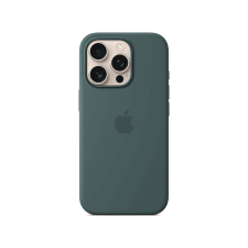 Apple iPhone 16 Pro MagSafe-rögzítésű szilikontok, tózöld (MYYR3ZM/A) tok és táska