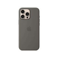 Apple iPhone 16 Pro Max MagSafe-rögzítésű szilikontok, kőszürke (MYYV3ZM/A) tok és táska