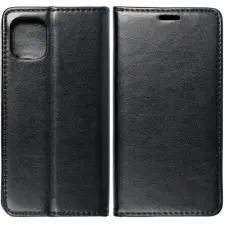  Apple iPhone 16 Pro Max, Oldalra nyíló tok, stand, Magnet Book, fekete tok és táska