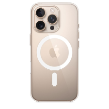 Apple iPhone 16 Pro Szilikon Tok - Átlátszó tok és táska