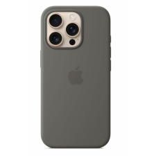 Apple iPhone 16 Pro Szilikon Tok - Kőszürke tok és táska