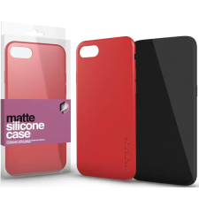  Apple iPhone 16e, Szilikon tok, ultravékony, matt, Xprotector Matte, piros tok és táska