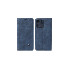 Apple iPhone 17 Pro Max, Oldalra nyíló flip tok, Smart Seam, kék tok és táska