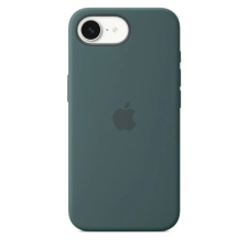 Apple iPhone 17e / iPhone 16e gyári szilikon tok, zöld tok és táska