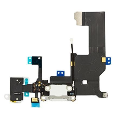 Apple iPhone 5 5G fehér töltéscsatlakozó jack csatlakozóval + flexkábellel mobiltelefon, tablet alkatrész