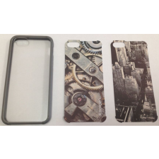 Apple iPhone 5/5S/SE/6C,Ultra Hybrid, Hátlap tok, grafit tok és táska
