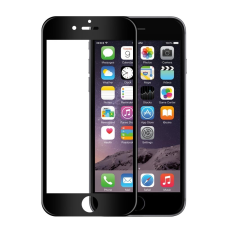 Apple iPhone 7 7S 8 8S edzett üveg FEKETE TELJES KÉPERNYŐS FULL SCREEN HAJLÍTOTT tempered glass kijelzőfólia kijelzővédő védőfólia karcálló kijelzős mobiltelefon kellék