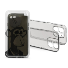  Apple iPhone 7/iPhone 8/SE 2020/SE 2022 szilikon hátlap - Gray Monkey - átlátszó tok és táska