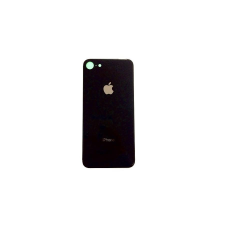 Apple iPhone 8, Akkufedél + ragasztó, (nagy lyukú verzió), fekete (OEM) mobiltelefon, tablet alkatrész