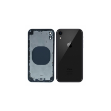 Apple Iphone XR középső keret, akkufedéllel, hátlappal, kameralencsével, fekete, (GYÁRI) Grade A mobiltelefon, tablet alkatrész