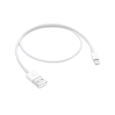 Apple Lightning (M) - USB (M) 0.5m fehér USB kábel mobiltelefon kellék