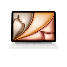 Apple MAGIC KEYBOARD billentyűzettok 11" iPad Airhez (M3, M2) (magyar, fehér) (MDFV4MG/A) tablet tok