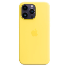 Apple MagSafe-rögzítésű iPhone 14 Pro Max szilikontok kanárisárga (MQUL3ZM/A) (MQUL3ZM/A) tok és táska