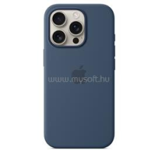Apple MagSafe rögzítésű iPhone 16 Pro szilikontok (denim) (MYYK3ZM/A) tok és táska
