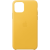Apple MOBIL Apple iPhone 11 Pro bőrtok - Meyer Citrom (Seasonal Autumn 2019) (MWYA2ZM/A)