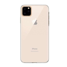 Apple Műanyag telefonvédő (gumírozott) ÁTLÁTSZÓ Apple iPhone 11 tok és táska