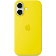 Apple Silikon Case MagSafe iPhone 16 eredeti Szilikon Telefon tok - Sárga tok és táska