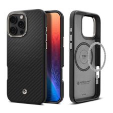 Apple Spigen Enzo Aramid Apple iPhone 16 Pro Max Black Natural tok, fekete tok és táska