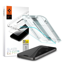 Apple Spigen Glas.tR EZ Fit HD Apple iPhone 15 Pro, Tempered kijelzővédő fólia mobiltelefon kellék