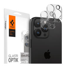 Apple Spigen Glas.tR EZ Fit Optik Pro Apple iPhone 15 Pro/ iPhone 15 Pro Max, Tempered kameravédő fólia (2db) mobiltelefon kellék
