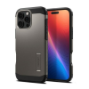 Apple Spigen Tough Armor MagFit Apple iPhone 16 Pro tok, Gunmetal MagSafe, fekete