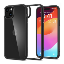 Apple Spigen Ultra Hybrid Apple iPhone 15 Plus tok, fekete tok és táska