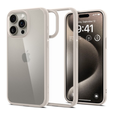 Apple Spigen Ultra Hybrid Apple Iphone 15 Pro tok, Matt Fehér tok és táska