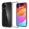 Apple Spigen Ultra Hybrid Apple iPhone 15 tok, Crystal Clear átlátszó