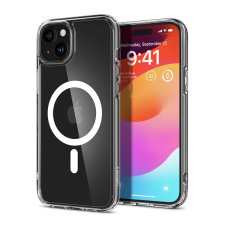 Apple Spigen Ultra Hybrid MagFit Apple iPhone 15 Plus MagSafe tok, Fehér tok és táska