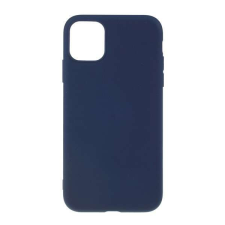 Apple Szilikon telefonvédő (matt) SÖTÉTKÉK [Apple iPhone 11 Pro] (5996457901937) tok és táska
