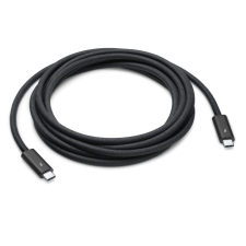 Apple Thunderbolt 4 (USB‑C) Pro kábel 3m Black MW5H3 kábel és adapter