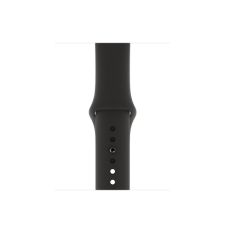 Apple Watch 38/40mm Sportszíj, normál méret, fekete okosóra kellék