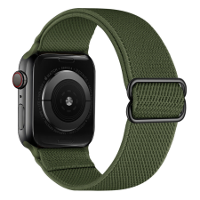  Apple Watch állítható rugalmas szövet óraszíj /khaki/ 40/41 és 42mm okosóra kellék