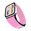  Apple Watch | Lycra, rózsaszín sport szíj | 42, 44, 45mm | Lisbon kollekció