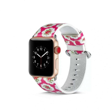 Apple Watch mintás bőr szíj F3 38/ 40/ 41 mm okosóra kellék