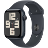 Apple Watch SE 44mm Midnight Aluminium Case with Midnight Sport Band - S/M (MXEJ3QH/A)