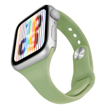  Apple Watch | Slim, menta zöld színű, szilikon szíj | 38, 40, 41mm | Sydney kollekció okosóra kellék