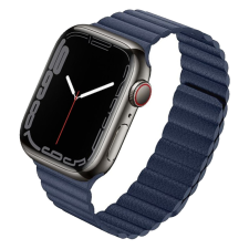 Apple Watch | Sötétkék bőr szíj |42, 44, 45mm | Leather Loop kollekció okosóra kellék