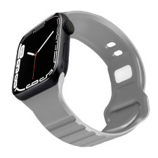  Apple Watch | Sportos, szürke, szilikon szíj | 42, 44, 45mm | Striker kollekció okosóra kellék