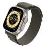  Apple Watch | Strapabíró, zöld, textil szíj | 42, 44, 45, 49mm | Alpine kollekció