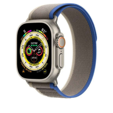 Apple Watch szíj (42/44/45/49mm) Terep pánt kék-szürke okosóra kellék