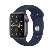 Apple Watch szíj Szilikon 42/ 44/ 45/ 46 /49 mm - sötétkék okosóra kellék